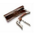 Sommelier's Corkscrew w/Premium Leather Case